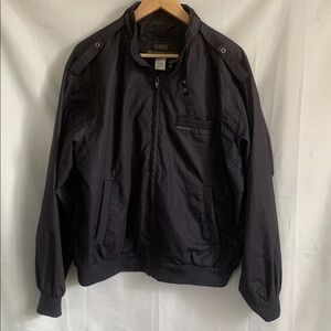 Members Only Classic Black Windbreaker Men